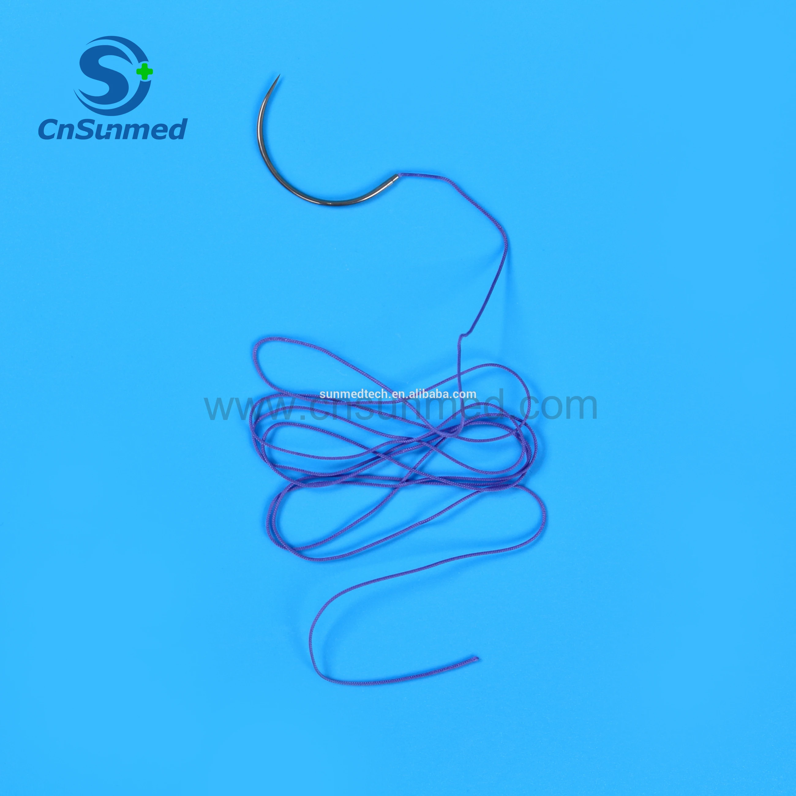 Veterinary Polydioxanone (PDO) Suture USP2/0 75CM 3/8Circle Round Bodied 30mm Surgical Sterile