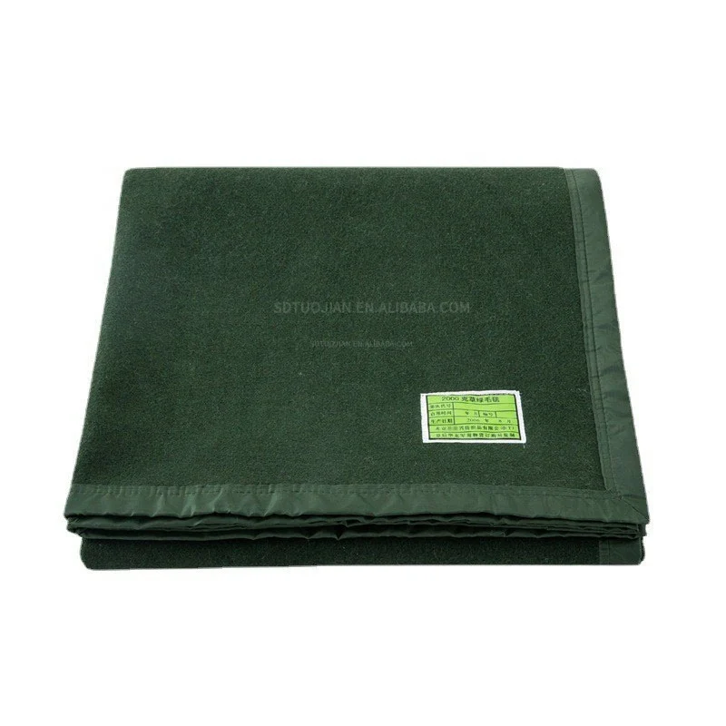 Оптовая продажа зеленые одеяла аварийные походные толстые тактические муслиновые 2-слойные