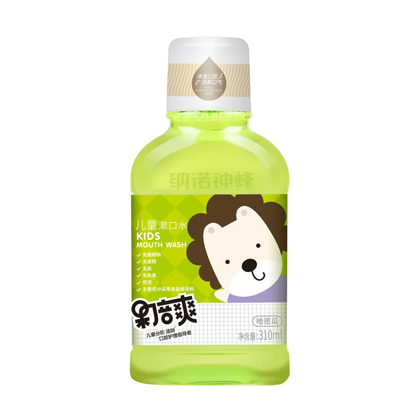 Фирменная торговая марка, 310 мл, Детская мойка для рта без спирта с фруктами