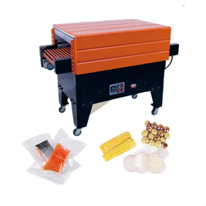 Semi Automatic Manual Phone Box PVC Film Electric Heat Shrinking Machine Heat Shrink Tunnel Bottle Packing Wrapping Machine