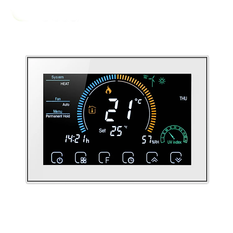 Tuya WiFi Smart Home Air condition  Switch Energy Saving And Temperature AC thermostat For Fan Coil Unit