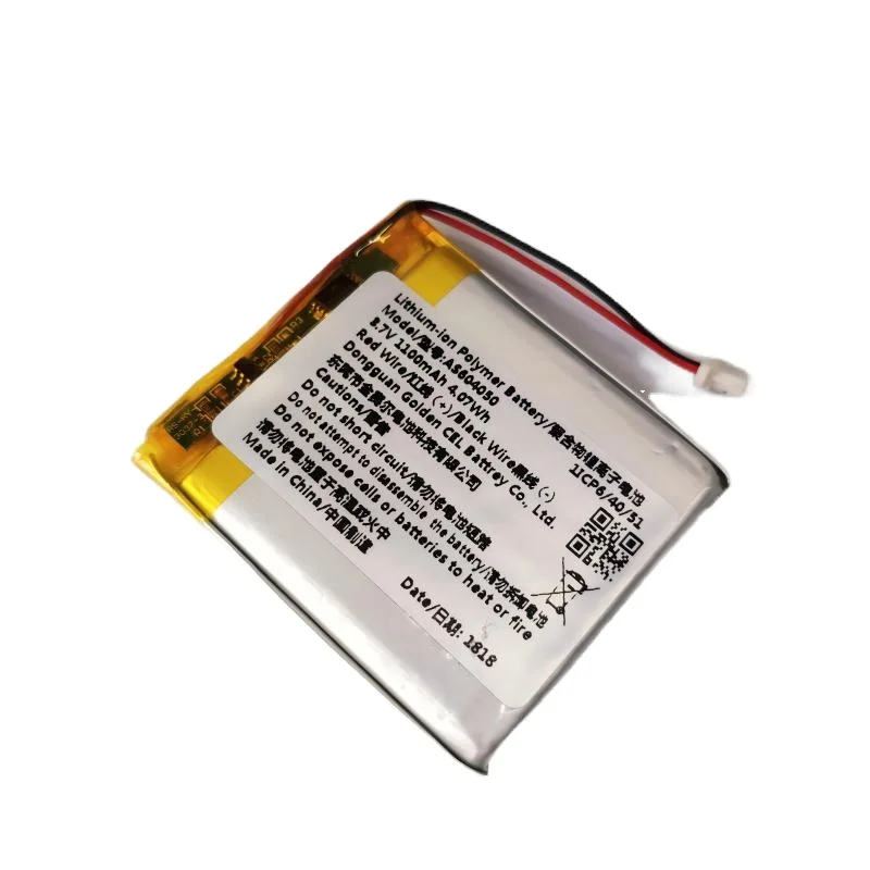 18 years supplier UL1642 CB(17) UN38.3 best battery 604050 1100mah 3.7v lithium ion batteries for medical belts