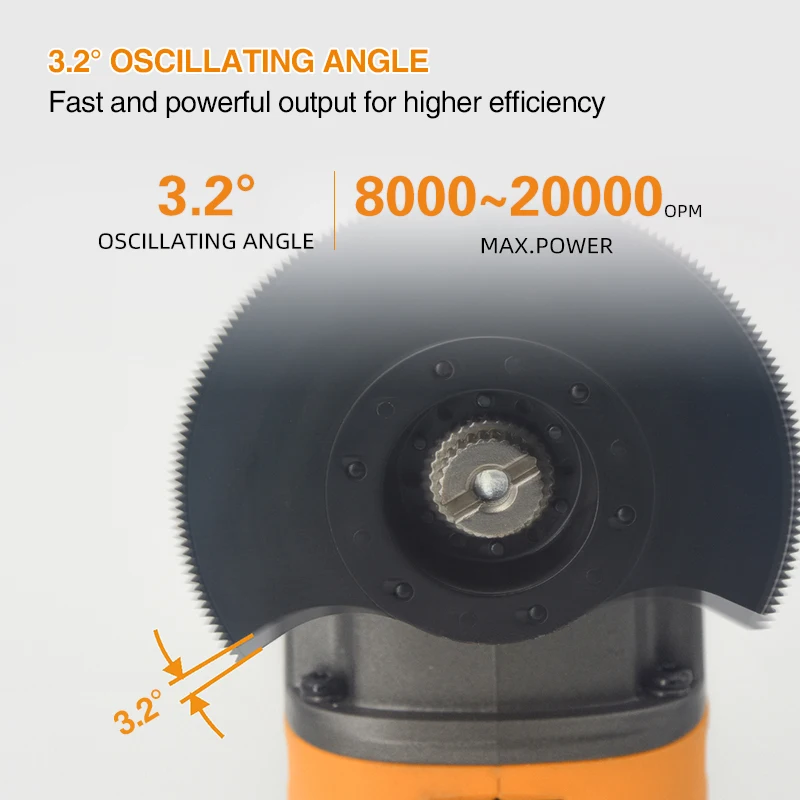 Freeman Brushless Motor 20V Battery Cordless Multitool Oscillating Multi Tool for Sawing Cutting Sanding Scraping