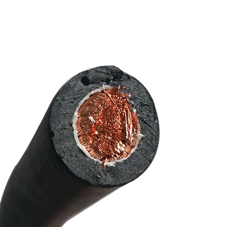 Single Core 4mm 16mm 25mm 70mm2 300mm Square Copper Conductor Rubber Welding Cable