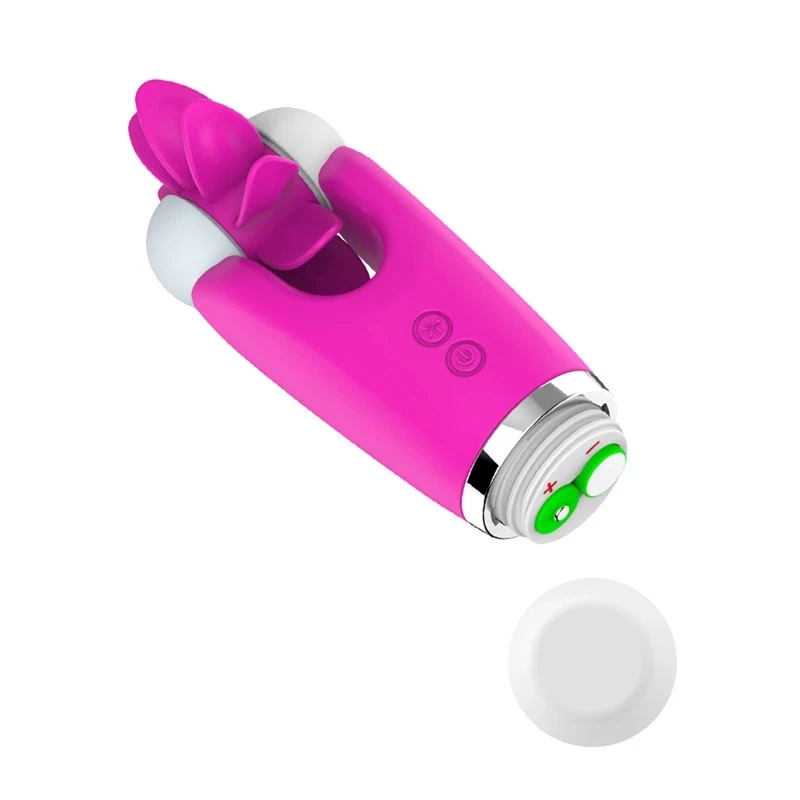 12 speed Tongue Licking Vibrator Rotation Oral Nipple Clitoris Female Vaginal Masturbator Sex Products for Women