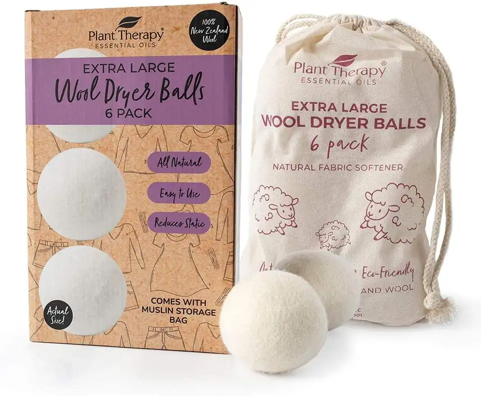 Top Seller 2025 Pack of 6 or 4 3 Pure Organic 100% New Zealand XL 7 cm 7.5 XXL 8 9 10 Wool Dryer