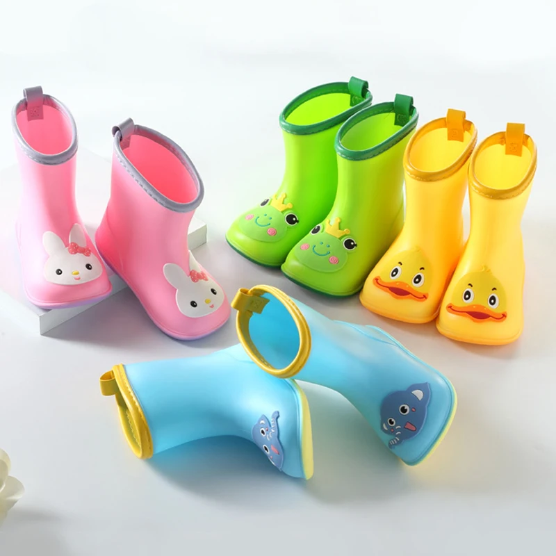 Girls Wellies Childrens Kids Pink Rain Boots Size