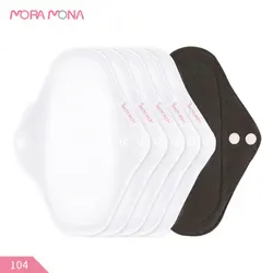 Mora Mona reusable menstrual pads sanitary napkin Sanitary Woman Bamboo Waterproof Washable Napkin Reusable Menstrual Pad