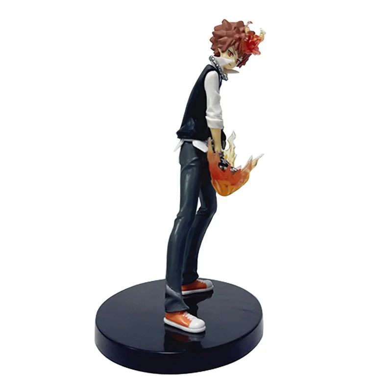 19CM Anime Katekyo Hitman Reborn Figure Sawada Tsunayoshi Figurine PVC Figuras de Anime Statue Japan Collect Model Toy Doll