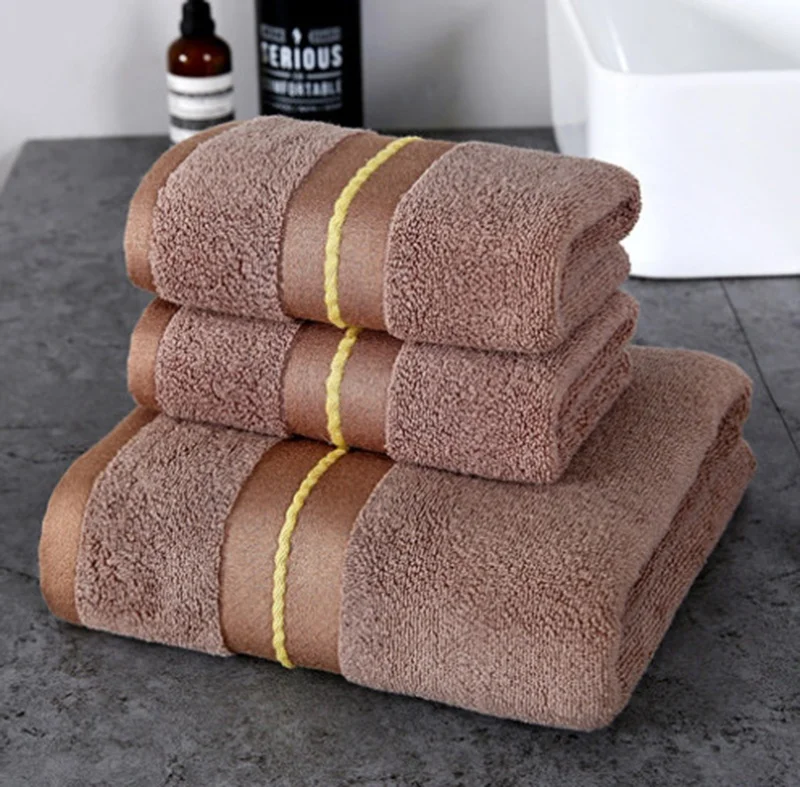 luxury 5 stars hotel custom jacquard satin 100% cotton terry  bath towel set