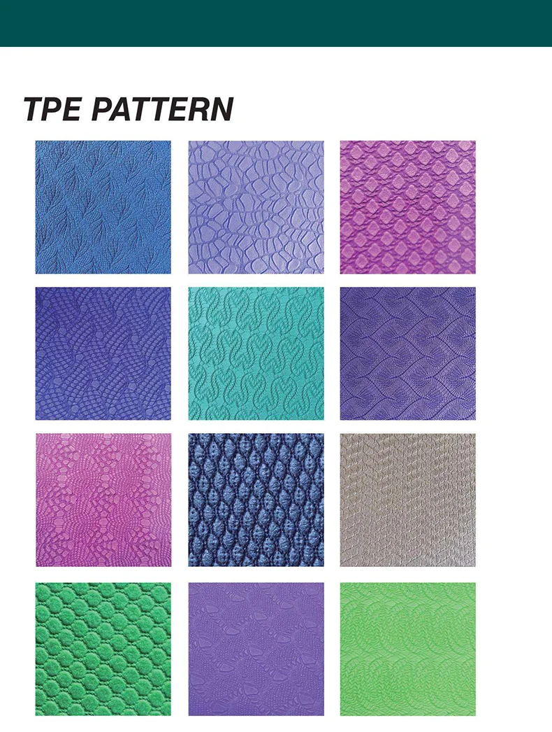 
High quality custom tpe yoga mat factory price 