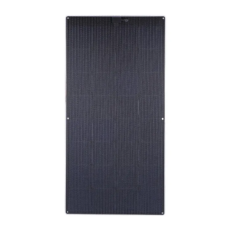 Factory Price Full Black 100W 120W 150W 200W 250 W 260W  Semi Flexible Solar Panel  for Caravan Camper Marine Boat