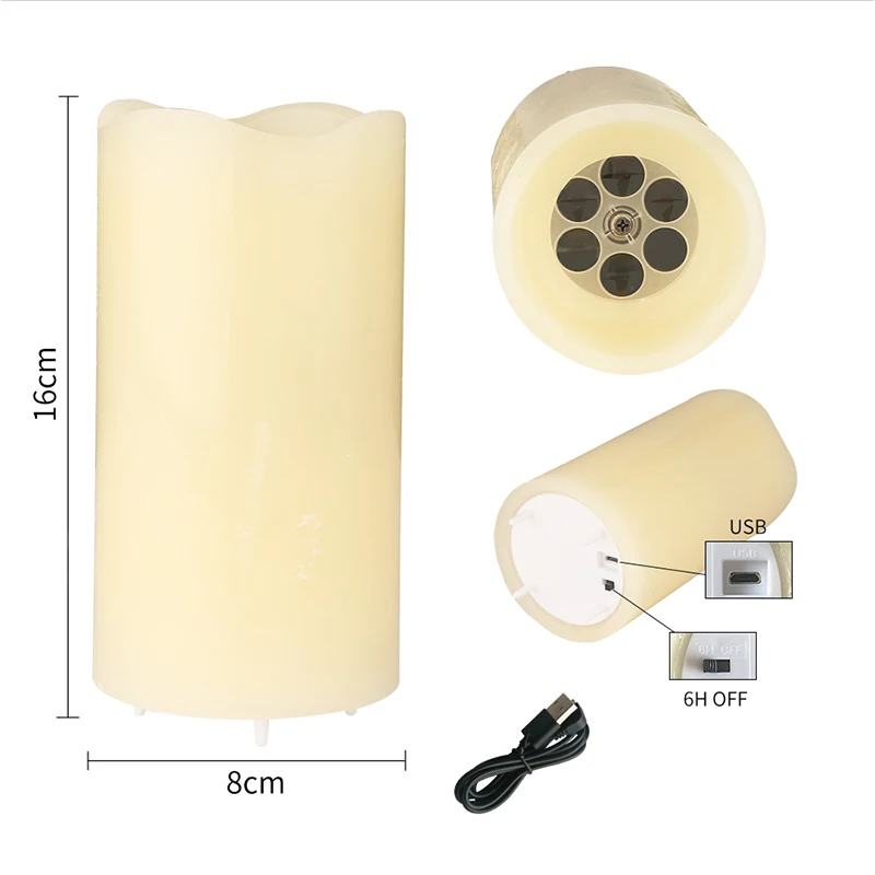 KSWING Best Selling Night Light LED Candle Projector With star or snow effect Indoor Use