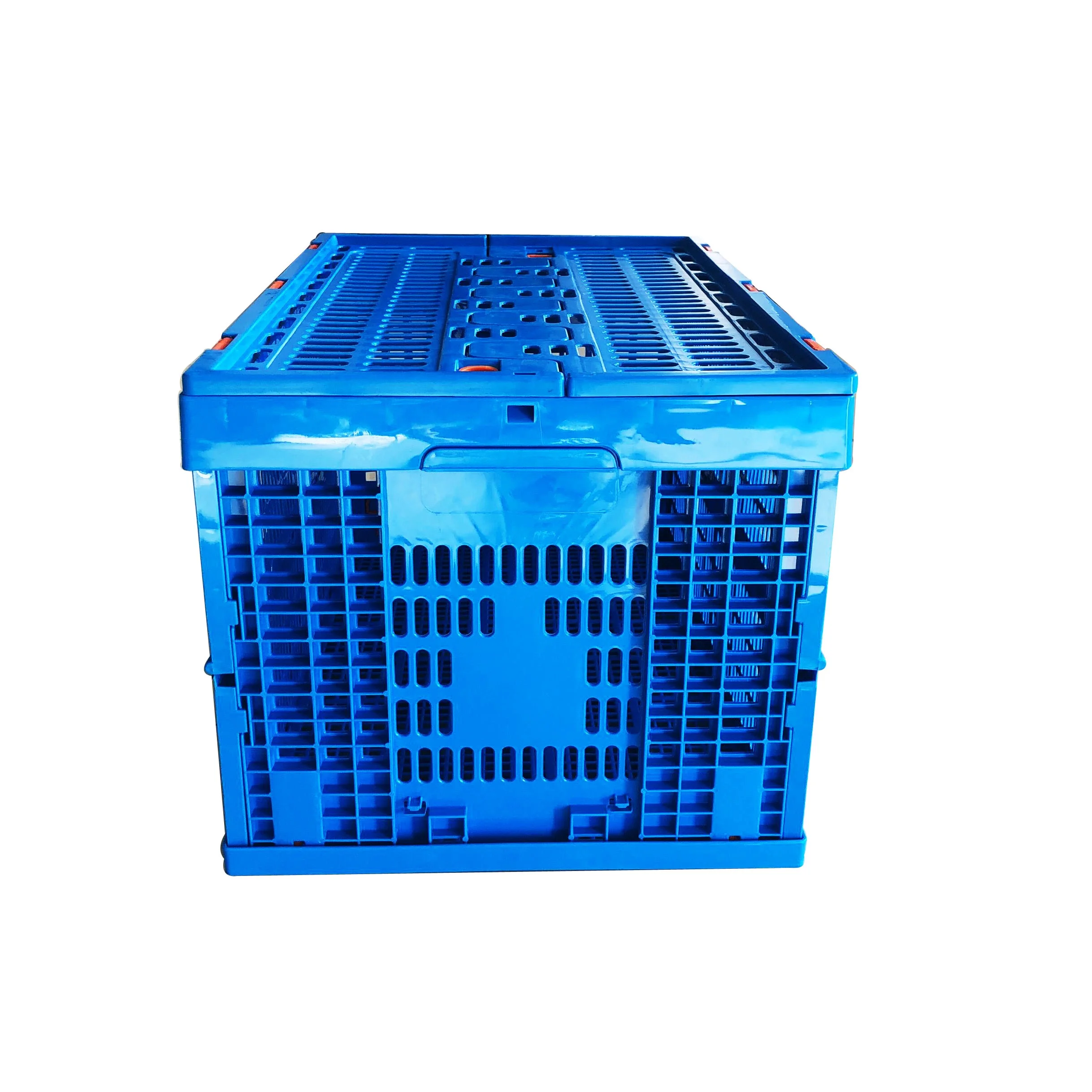 Factory Price Strong Plastic Foldable crate With Lid