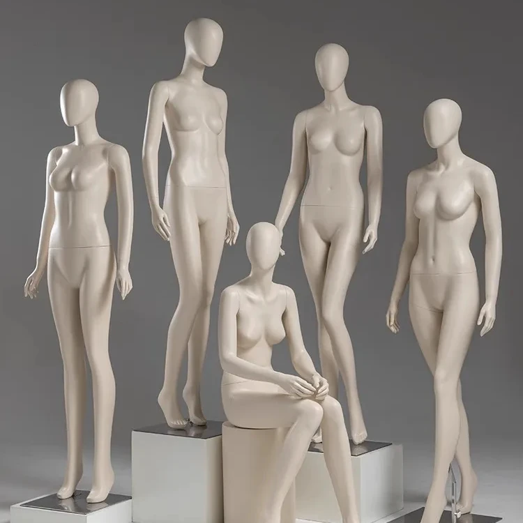 High Grade Fiberglass Full Body Female Mannequins