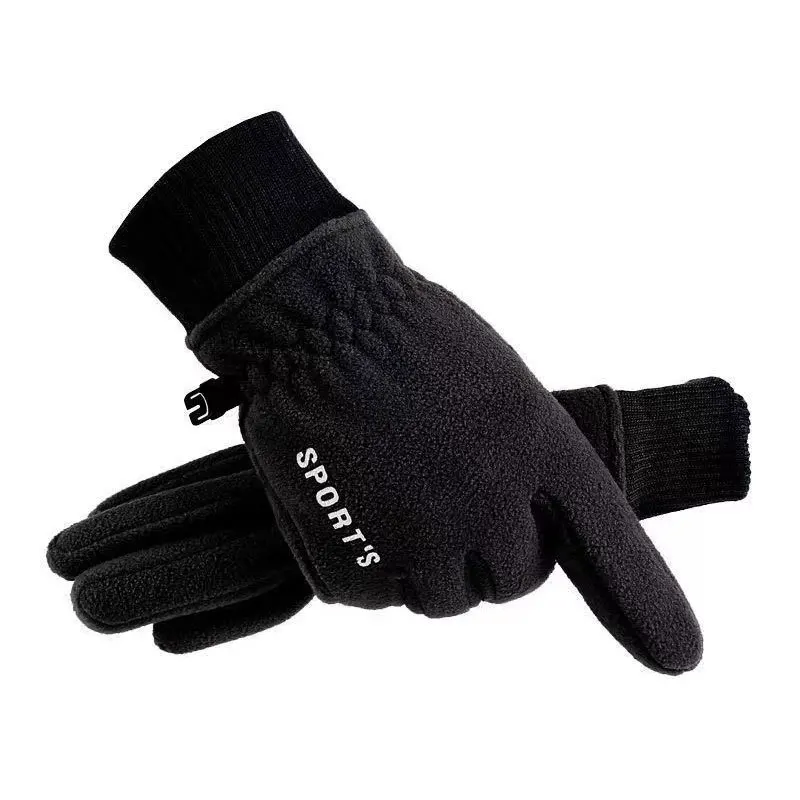 Custom Winter Warm Gloves for Women Fluffy Fleece Mittens Windproof Touch Screen Gloves for Typing Driving