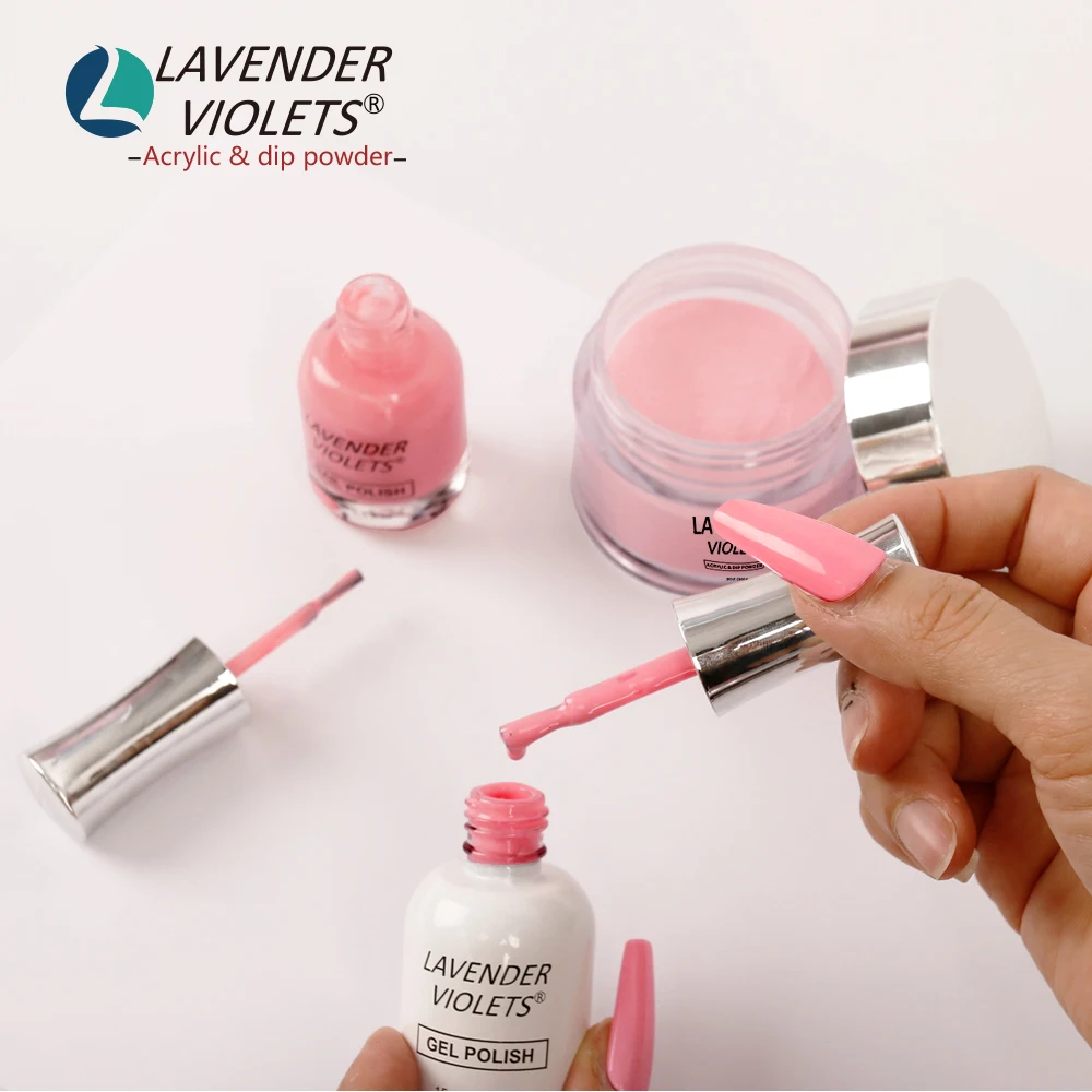 Factory wholesale 3 in 1 Acrylic Dipping Powder 1000 colors acrylic nail dip powder Fast Drying within 5s