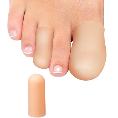 Silicone Gel Toe Separator Finger Corn Protectors Gel Toe Tube Sleeve Covers Toe Protector