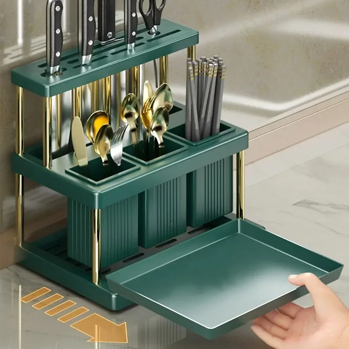 Hot selling kitchen utensils storage rack saves space, multifunctional kitchen storage rack