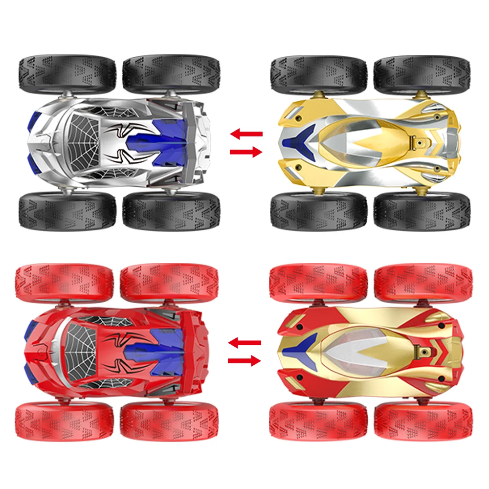 2.4G RC car Drift Stunt Car 360 Degree Rotating RC Truck Double Side Racing Machine Model toy vehicle