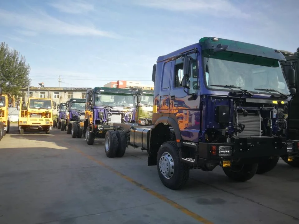 Single Big Tire 14.00R20 4X4 Off Road Cargo Truck Chassis