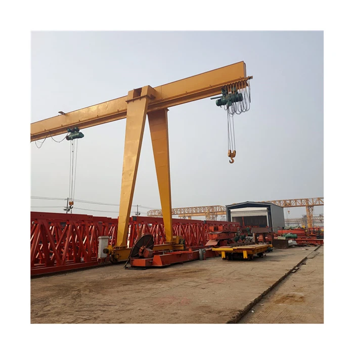 New Customized High-Performance Standard Parts Rail Mounted Portable Steel Box Beam Gantry Crane for Workshop