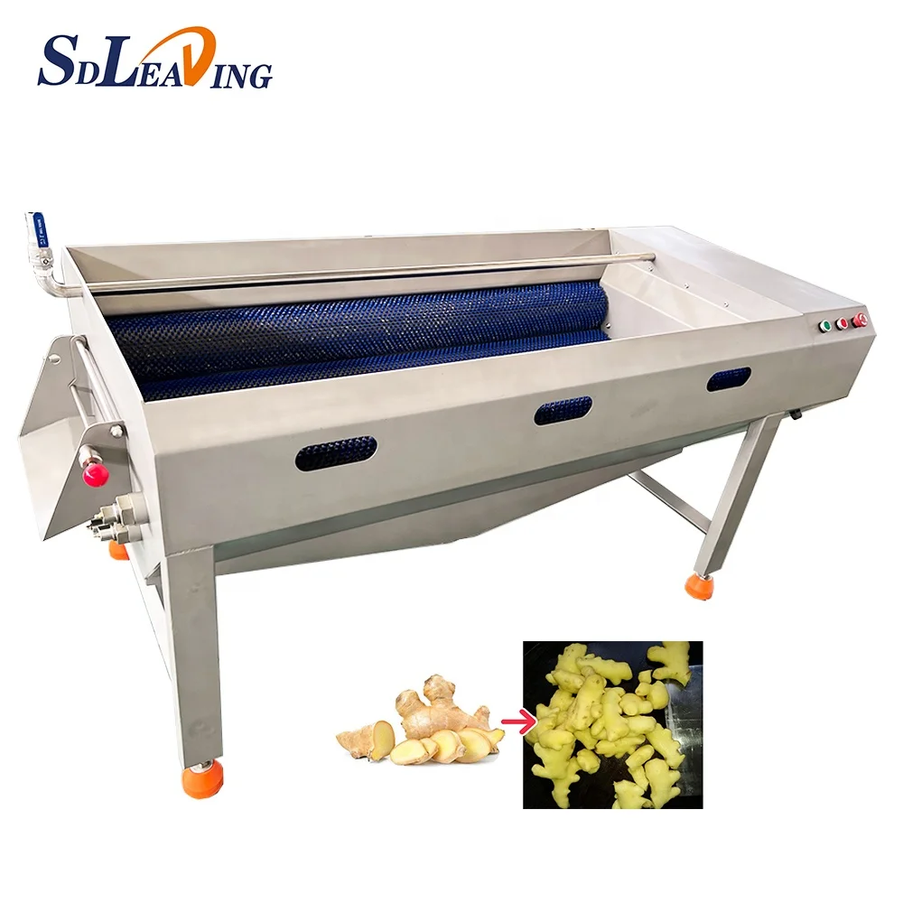 Commercial Small Cassava Peeling Machine Price Ginger Sweet Potato Cassava Washing And Peeling Machine