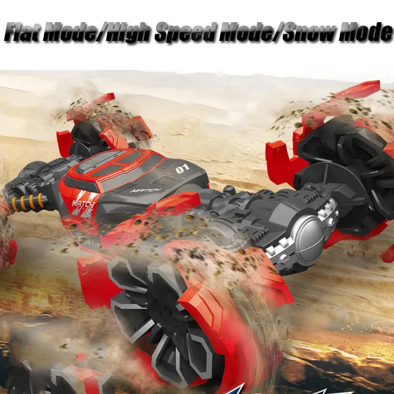 Дети RC Stunt автомобилей игрушки поворот максимальной скорости зондирования пульт дистанционного управления по радио 4WD 1/16 ручной воздушный насос жест Радиоуправляемый автомобиль