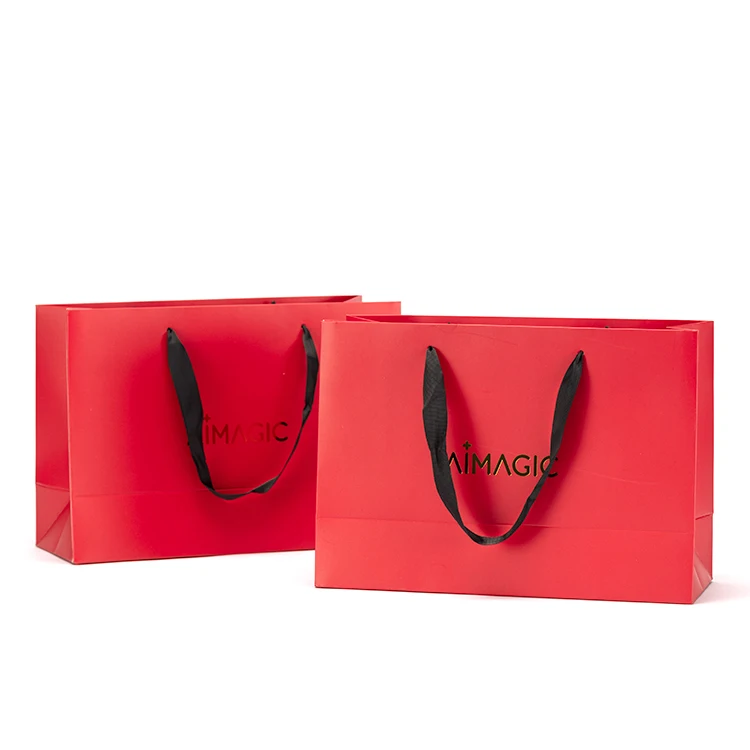 
China Manufacturer White Luxury Printed Gift Custom Shopping Paper Bag With Your Own Logo 