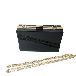 2019 hot sale clear acrylic wedding evening clutch women clutch bag