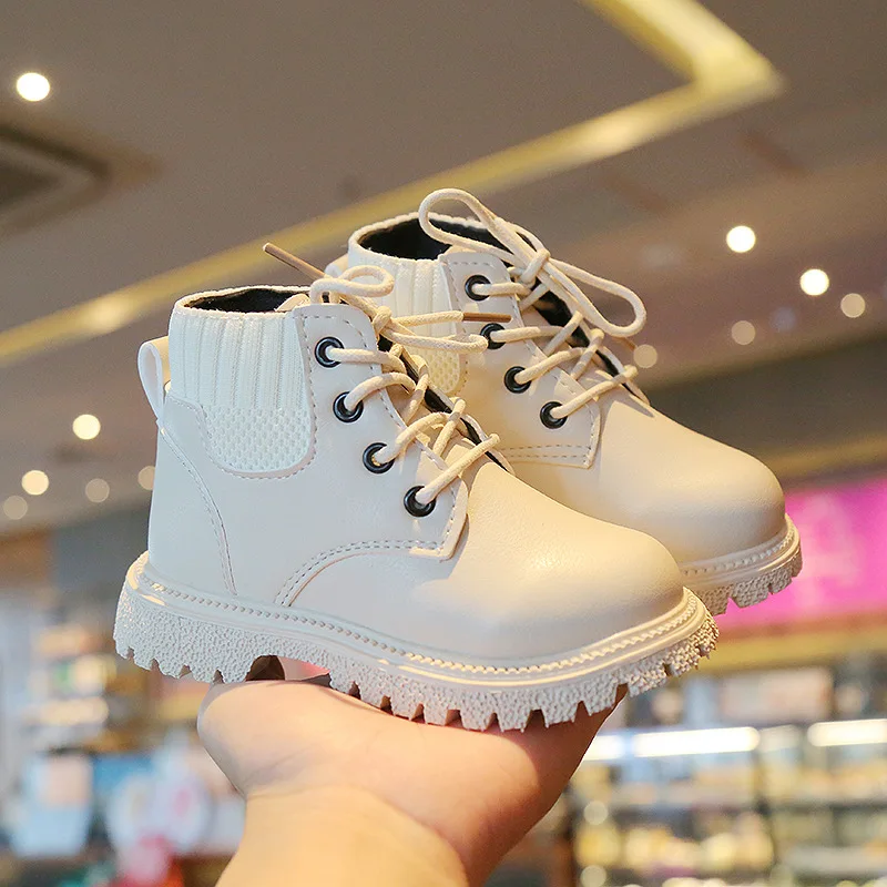 Booties 2 Year Old Boy Toddler Autumn High Top Older Girls Fashion Combat Spring Long Boots Shoes For Kids