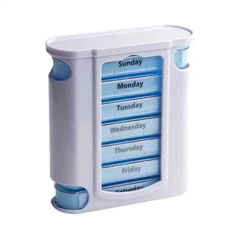 7 Day & 4 Times Pill Organizer Weekly Pill Box Custom Pill Case Containers Storage for Promotional