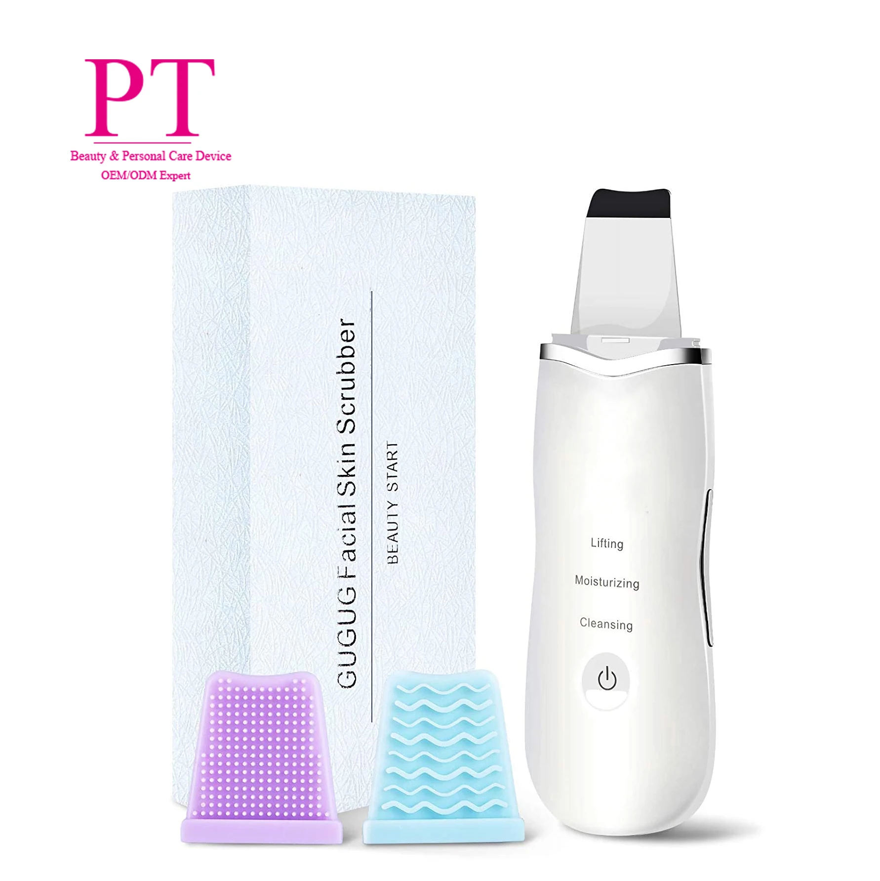 Портативный 3 в 1 взаимный обмен данными между компьютером и периферийными устройствами перезаряжаемый литий-ионный ультразвуковой лицевой шпатель пилинг для лица ультразвукового очищения кожи уход за кожей скруббер