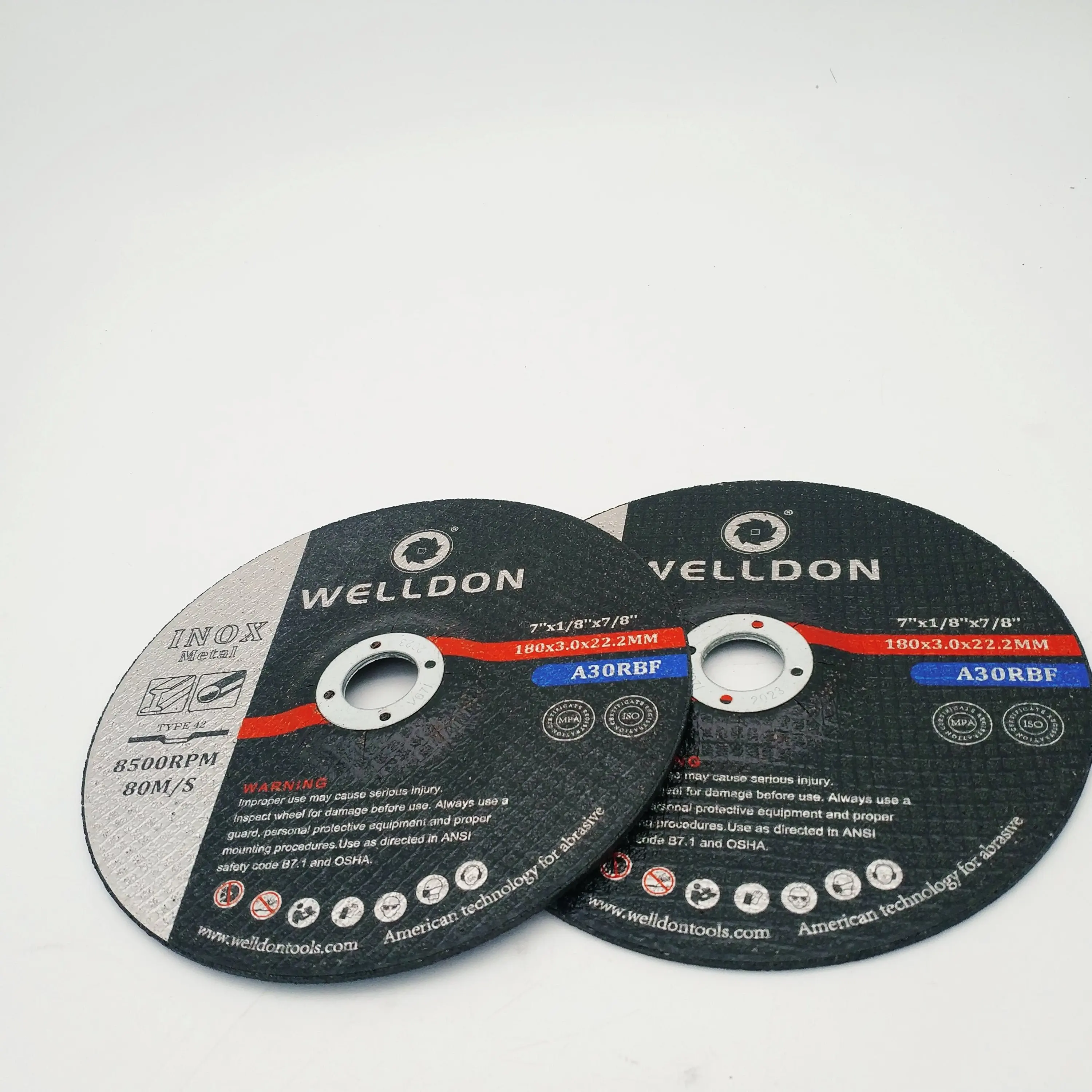 WELLDON 7 дюймов 180x3x22 2 мм xtra мощный металлический 7-дюймовый шлифовальный круг стальной режущий диск ГЕРМАНИЯ 180*3