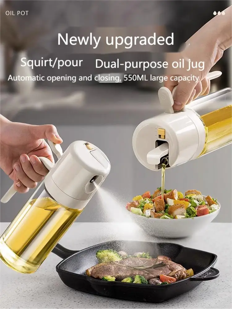 Oil spray can  spray oil bottle  kitchen special soy sauce  vinegar  sesame oil seasoning container
