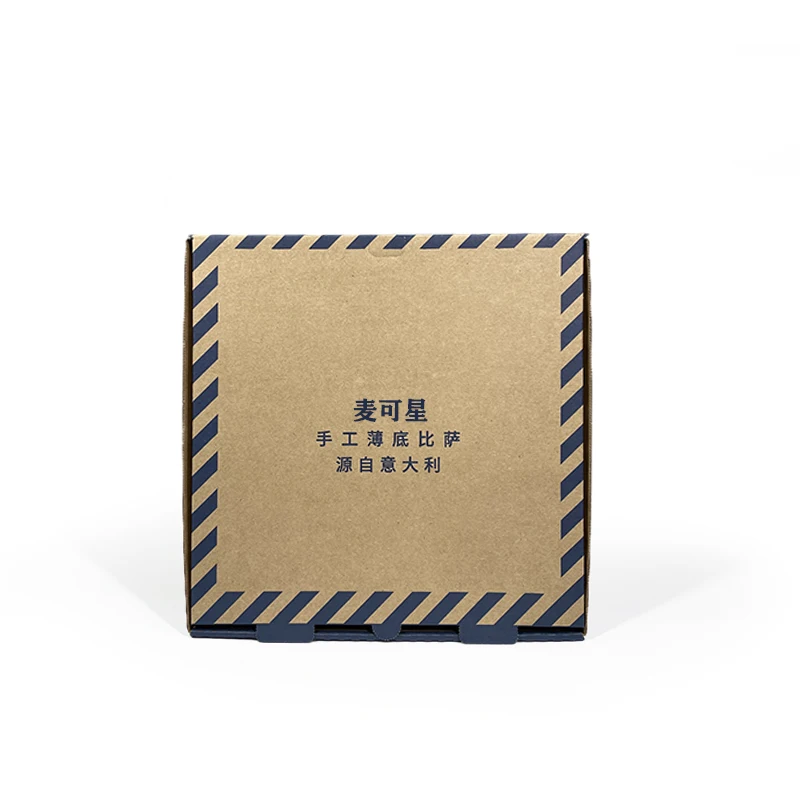 China Wholesale kraft paper pizza box cartons Cheap Recycle corrugated paper pizza box