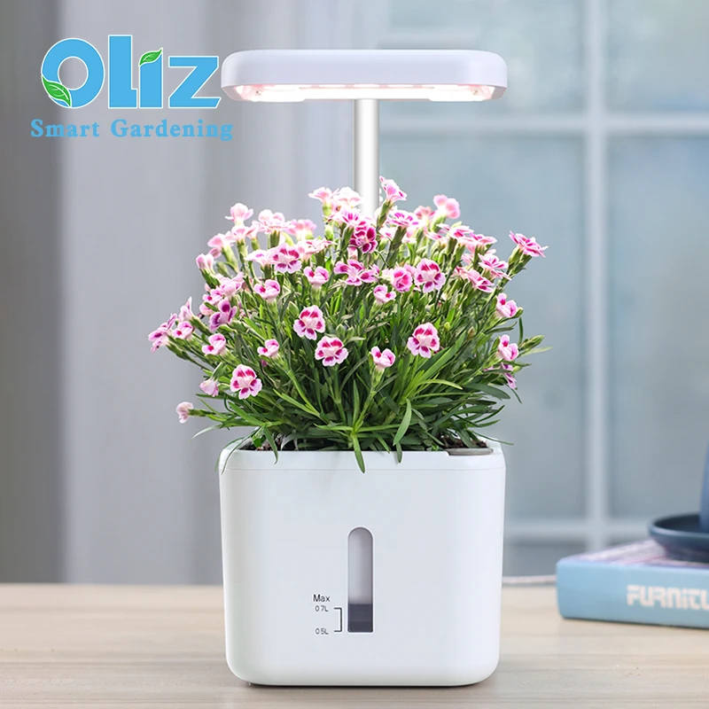 New arrival fill light indoor smart flower pots & planters smart led pot light