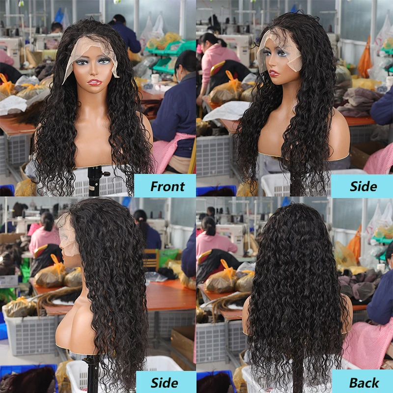 Wholesale Bulk Buy Now Best Seller Wavy Female 10A Grade Long Curly 180 Density Human Hair Wigs