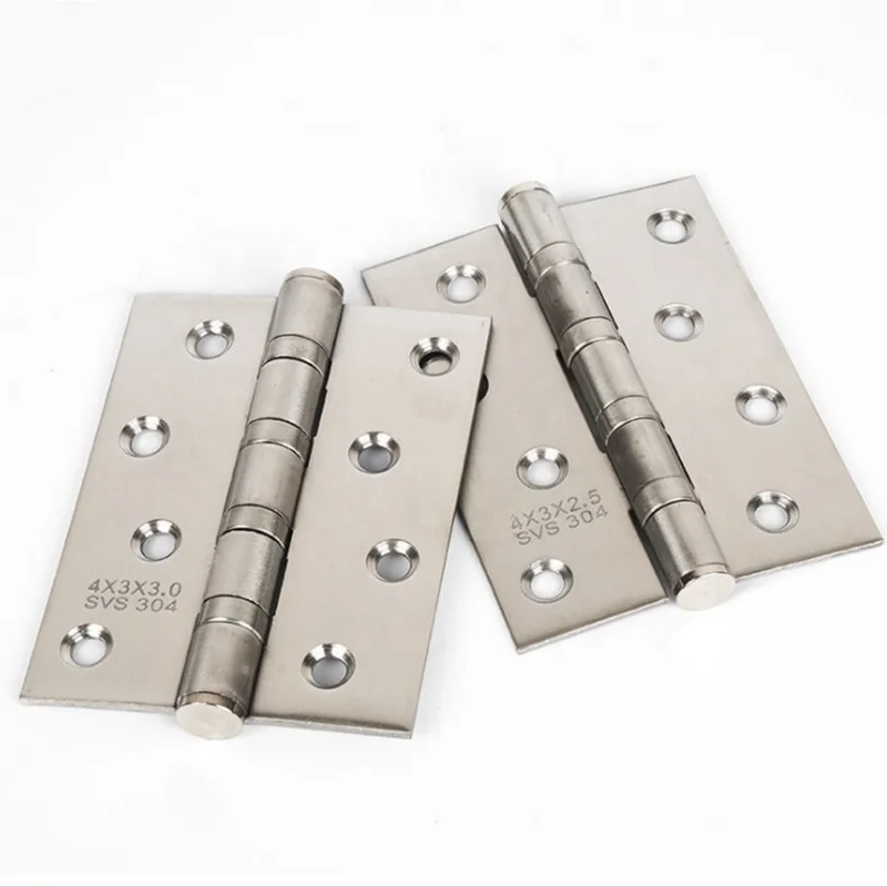 High quality 4 inch 5 inch stainless steel butt hinges for cabinet hydraulic type