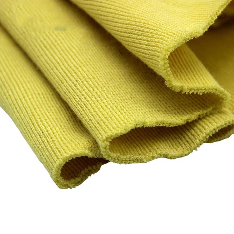 Functional Fabric Anti Cut Aramid Knitted Plain Woven Cotton Cloth Single Jersey Counterpoint Flame Retardant Stretch Cloth