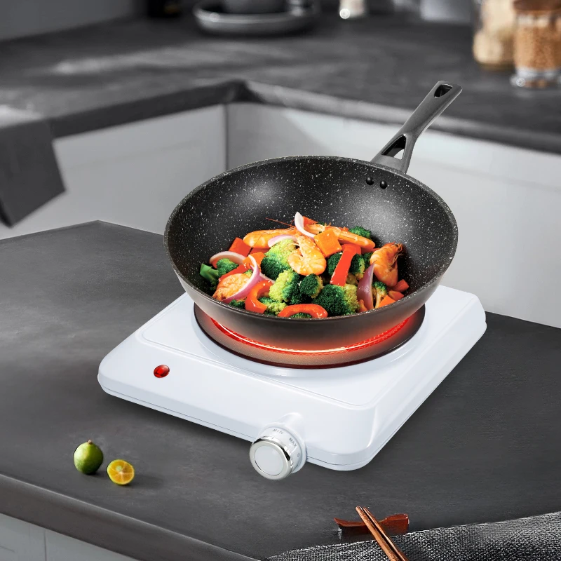 Safe heating high quality 2 burner stove electric hob ceramic stove heating plate with indicator light