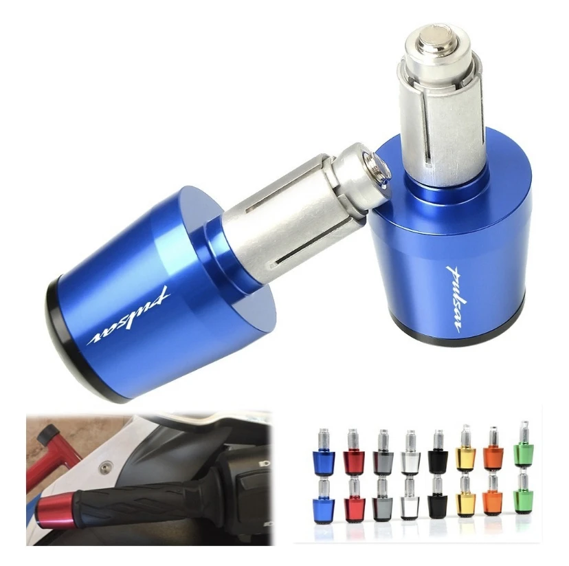 Bajaj Pulsar 200 NS/200 RS/200 AS 200NS 200RS 200AS Motorcycle Accessories  Handlebar Hand Grips Handle Bar End C.A.P