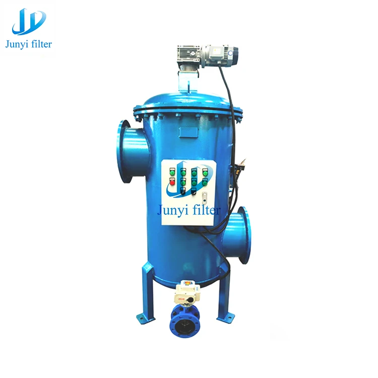 High Precision Brush Type Automatic Industrial Water Self-cleaning Filter From Chinese Factory