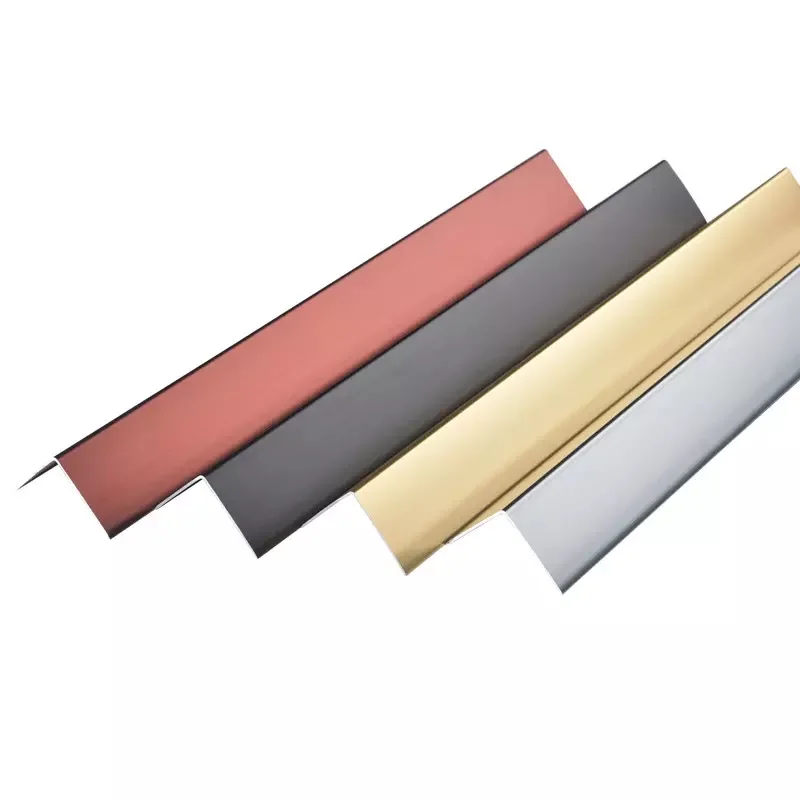 Factory direct Aluminum alloy L shape right angel tile trim tile wall edge strip