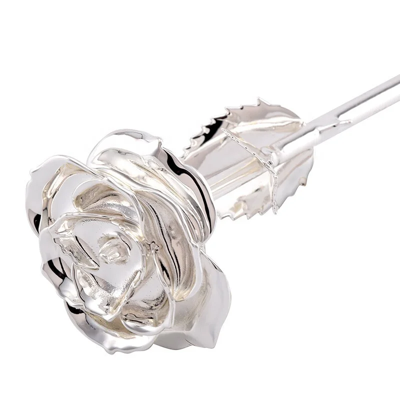 Украшения из розового ближнего света золото 24k позолоченная Роза настоящего Золотая смоченным Galaxy подарки на день