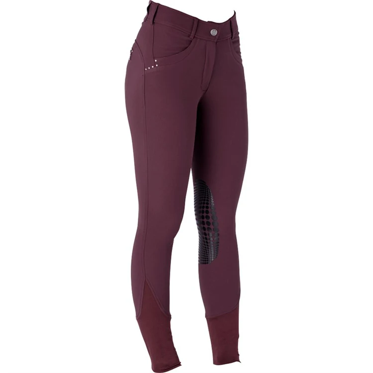 Hot Sale Breeches Nylon Jodhpurs Women Outdoor Horse Riding Pants High Waist Full Seat