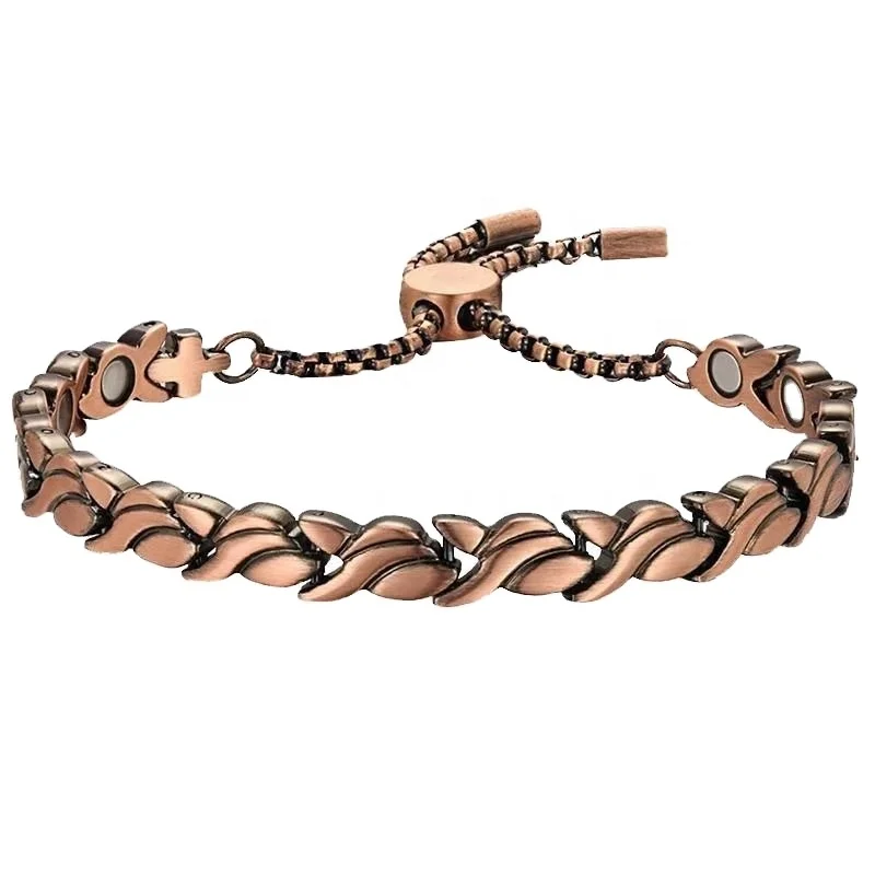 Top selling health care product copper bracelets for arthritis magnetic copper magnetic bracelet benefits for health