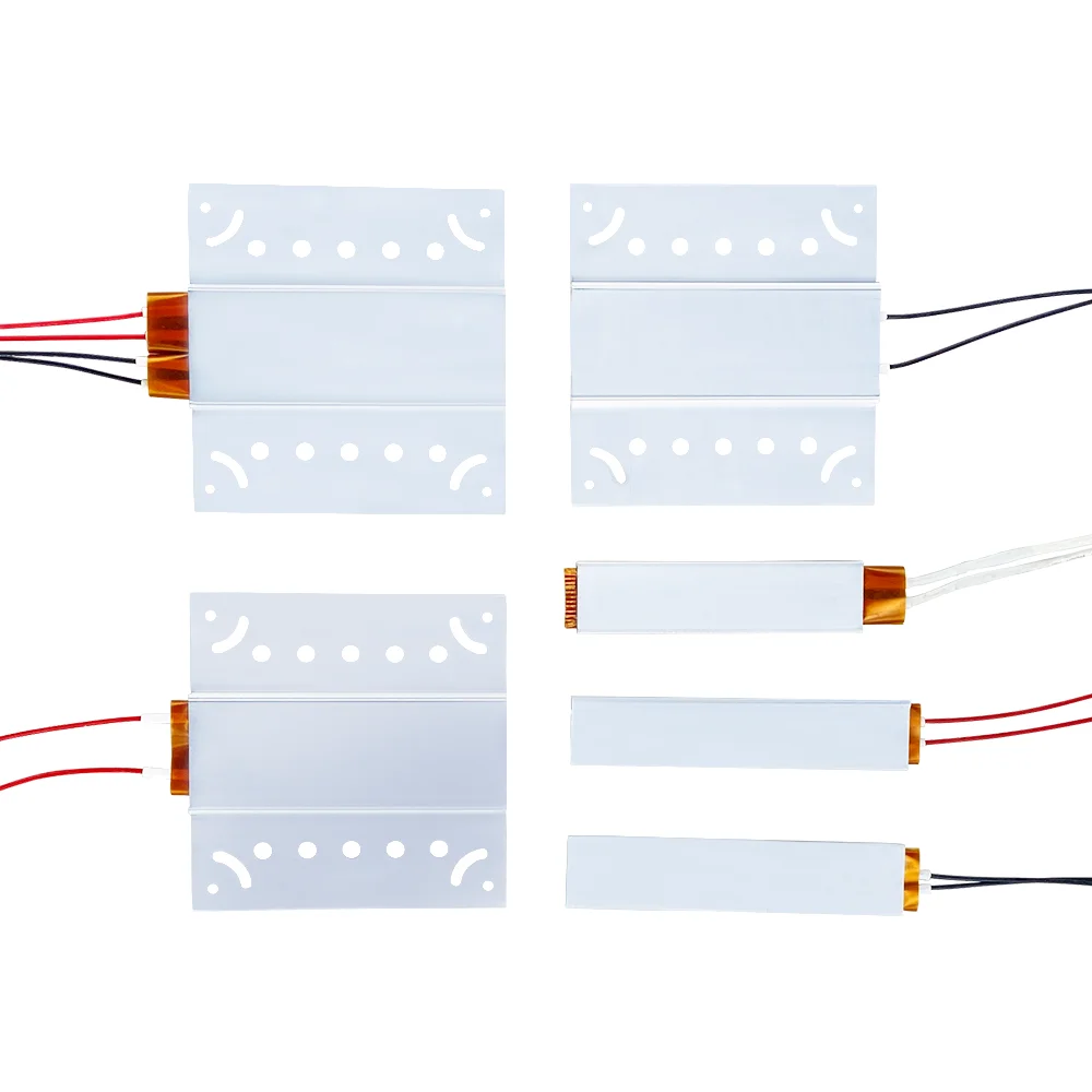 Top 220V Thermostat Aluminum Heating Aluminum Housing PTC Heating Element Plate Thermostatic Heater