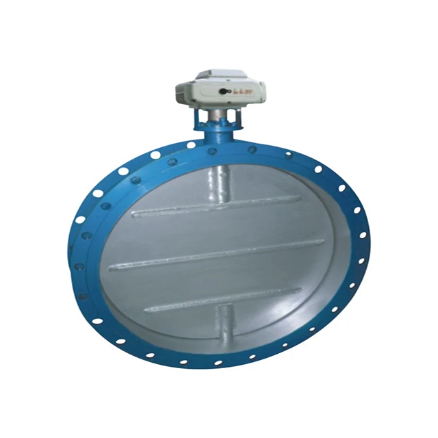 Low Pressure PN6 Electric aeration butterfly Valve for the  air application (DN50~DN1600)