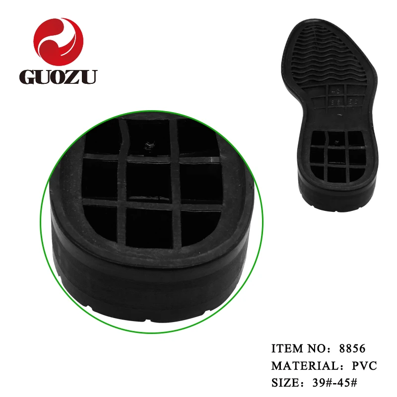 High Quality Men PVC Dress Shoe Soles Recoverable Material Formal Shoes Outsole For Sale